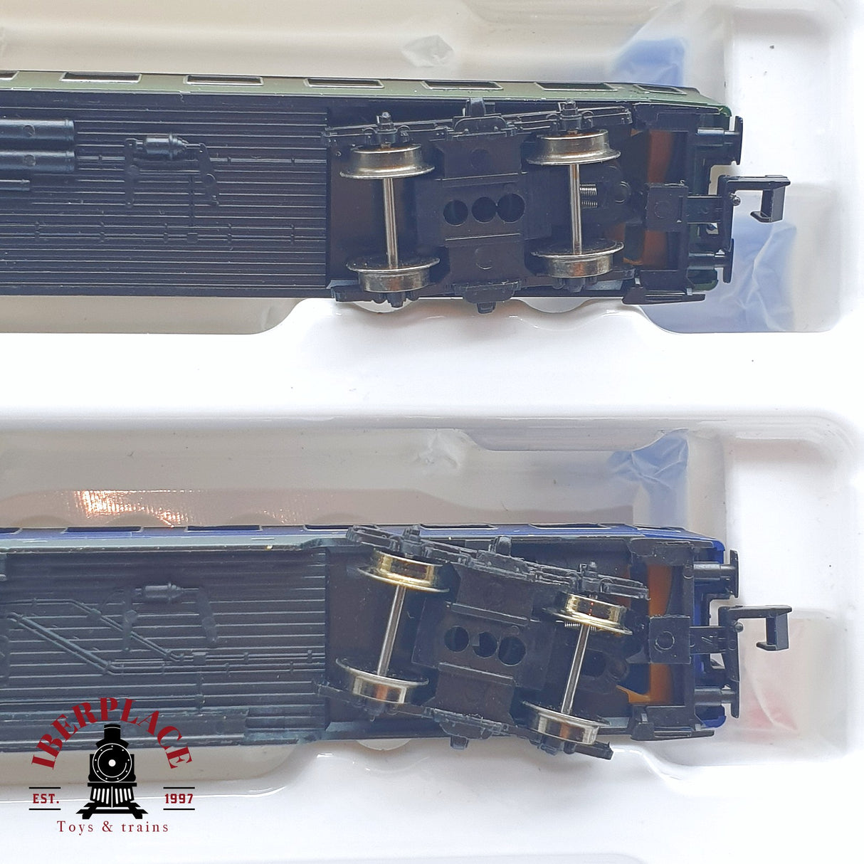 ♻️ 2 mano - Roco 2x 24012 24013 set pasajeros Scharnow Reisen DB N escala 1:160 TEN04