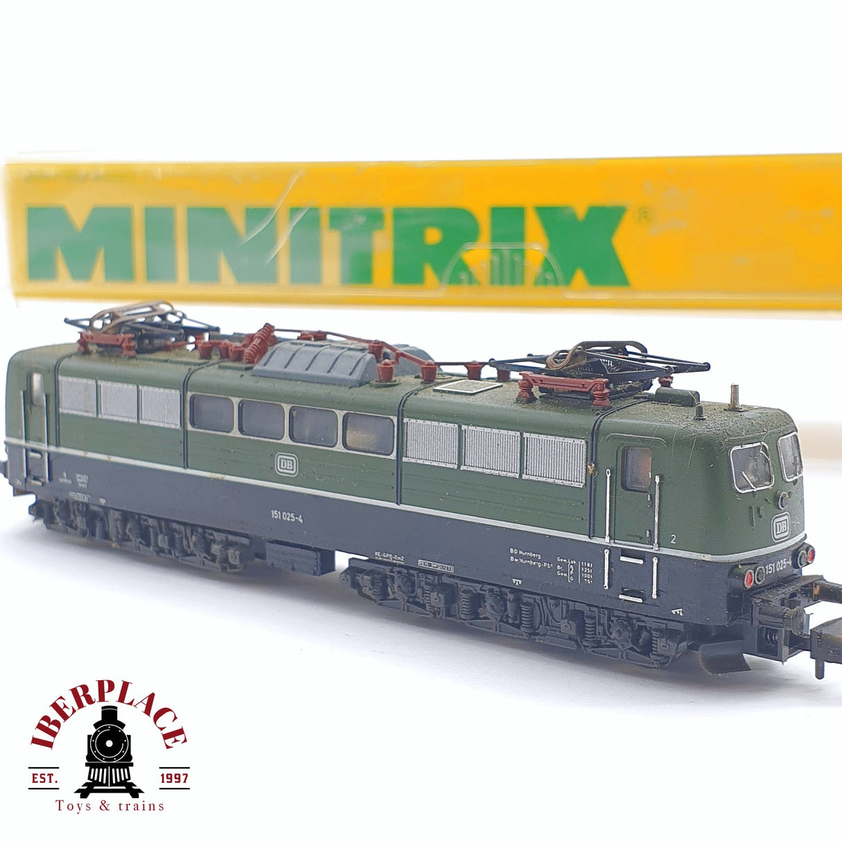 ♻️ 2 mano - Minitrix 12056 Locomotora BR 151 DB N escala 1:160 TEN04