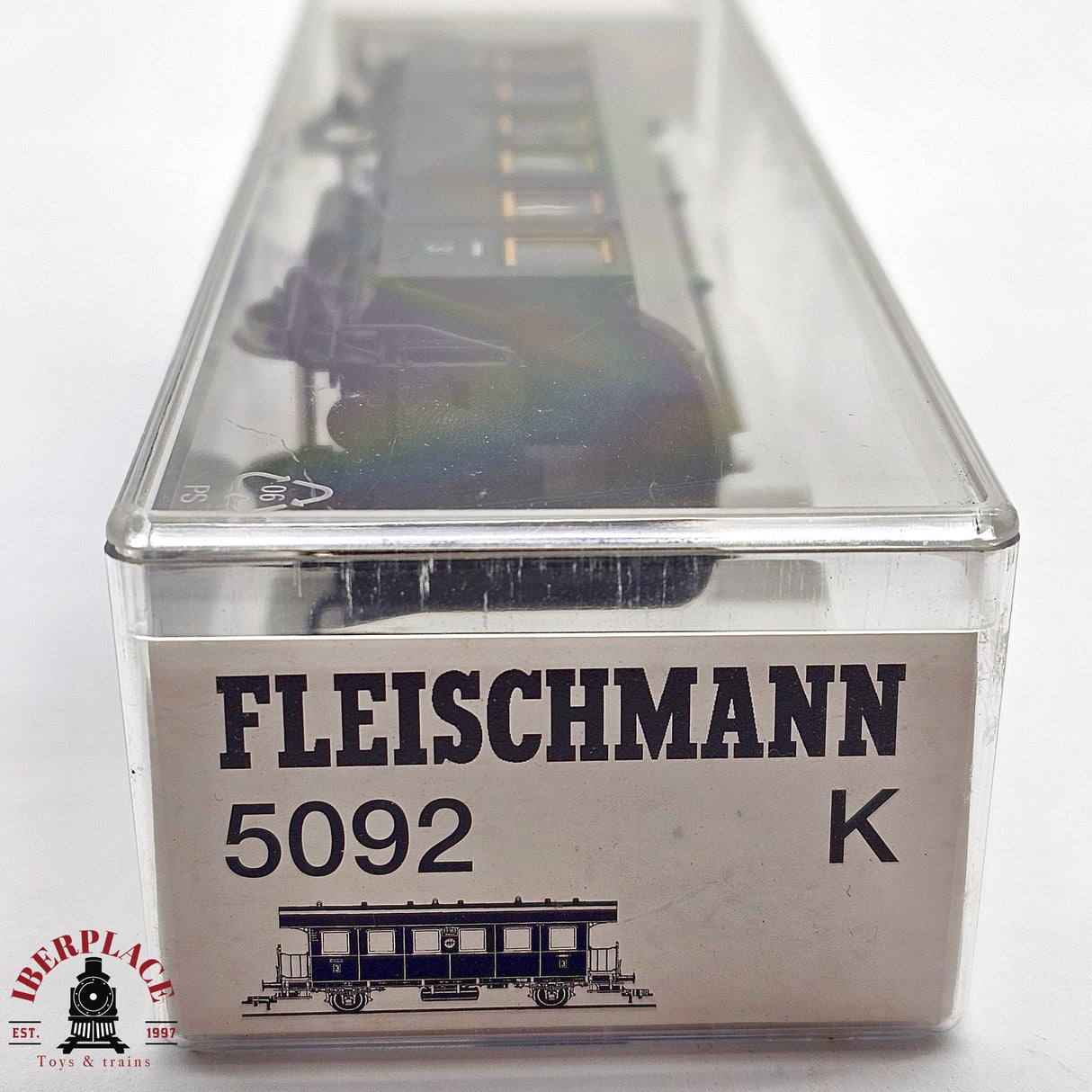 ♻️ 2da mano - DC Fleischmann 5092K vagón pasajeros clase 3 DRG H0 escala 1:87 E13