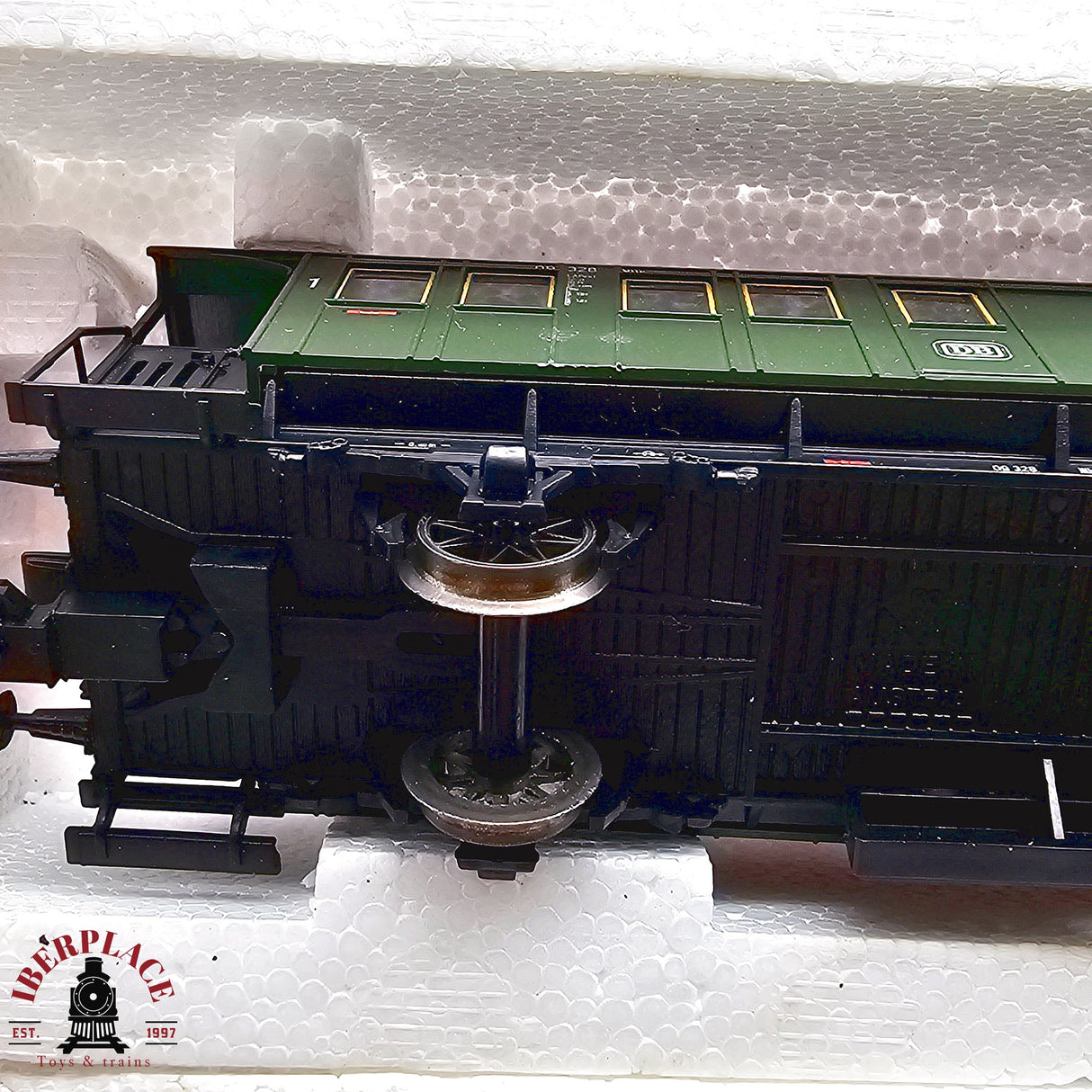 ♻️ 2da mano - DC Roco 5x vagones equipajes y postales DB H0 escala 1:87 E13
