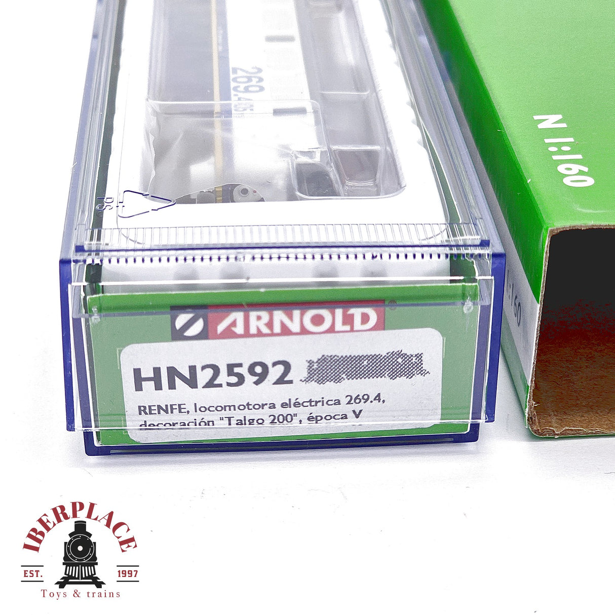 Arnold HN2592 Locomotora Eléctrica RENFE 269.400 "Talgo 200" – analogica - Amarilla – Ép. V - 1:160 escala N