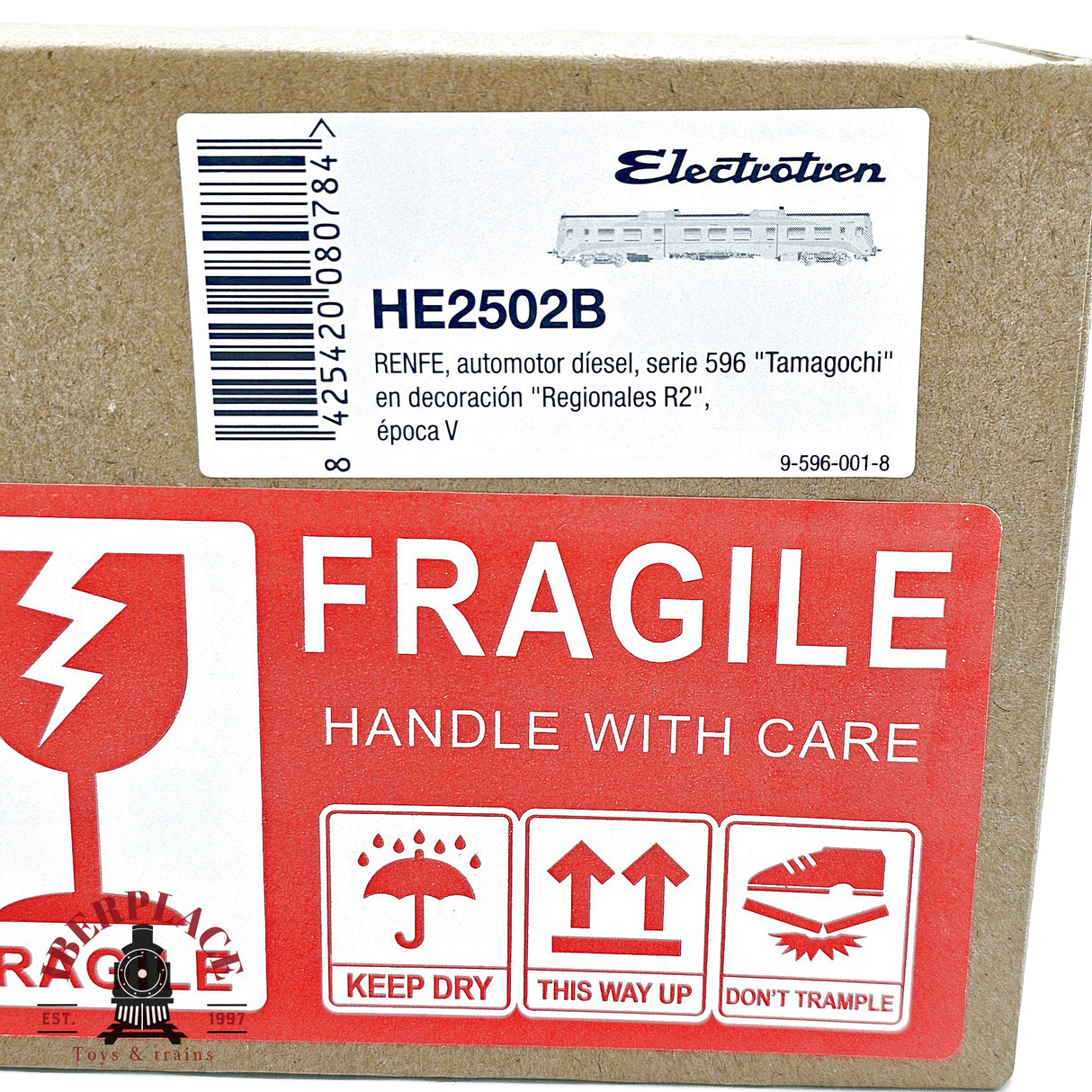 Electrotren HE2502B – Automotor Diésel RENFE 596 "Regionales R2" H0 escala 1:87 DC/CC