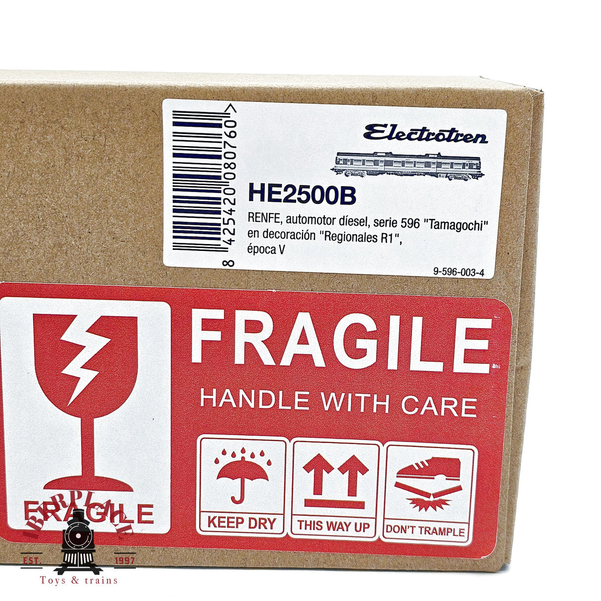 Electrotren HE2500B – Automotor Diésel RENFE 596 "Regionales R1" - H0 escala 1:87 DC/CC