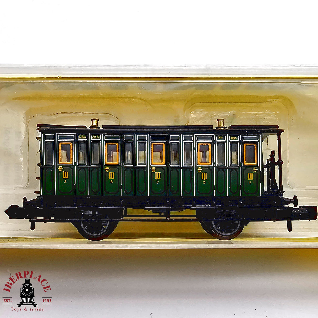 ♻️ 2da mano - Minitrix 13064 vagón pasajeros K.Bay.Sts.B Clase 3 N escala 1:160 E13