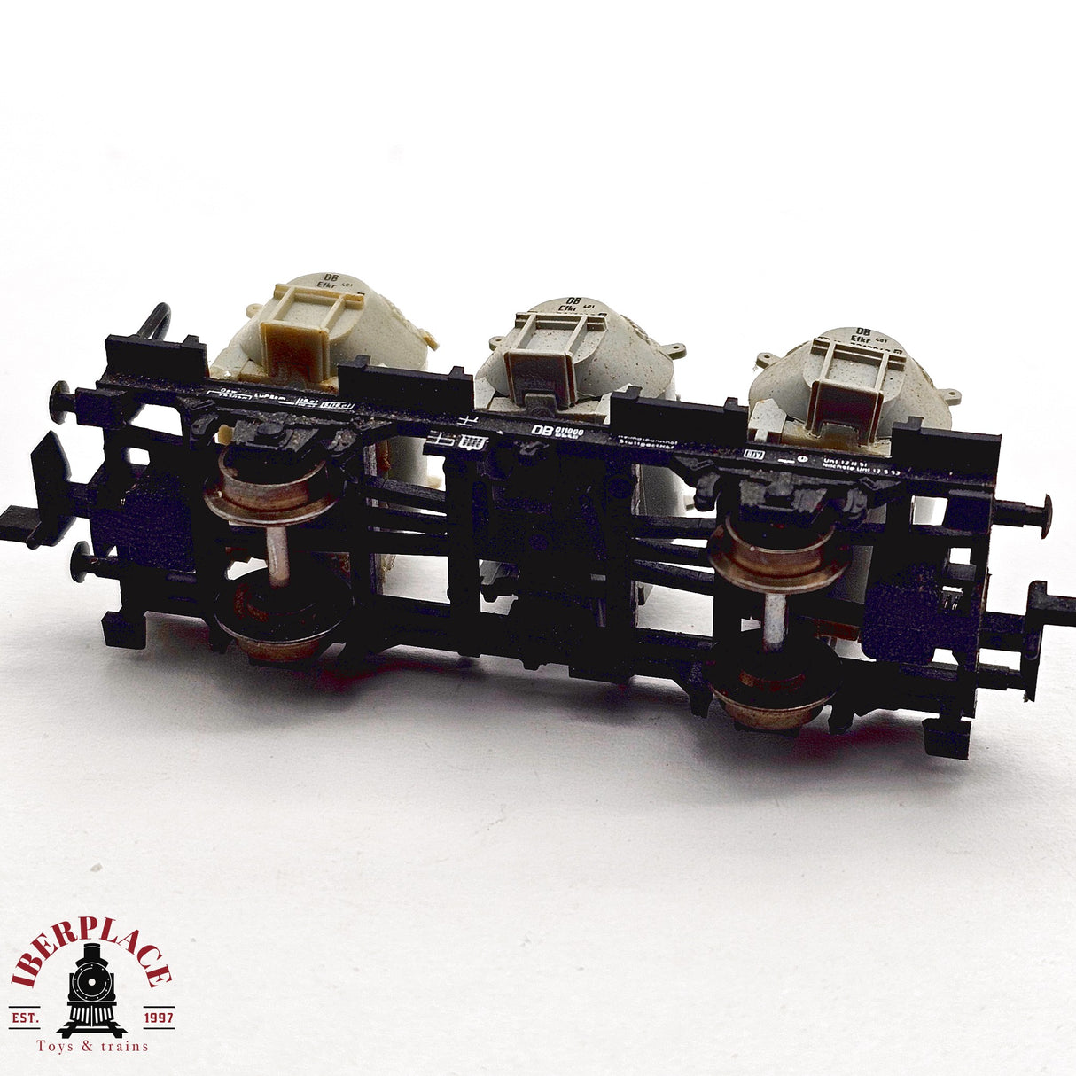 ♻️ 2da mano - Minitrix 2x vagones contenedores Von Haus Zu Haus DB N escala 1:160 E13