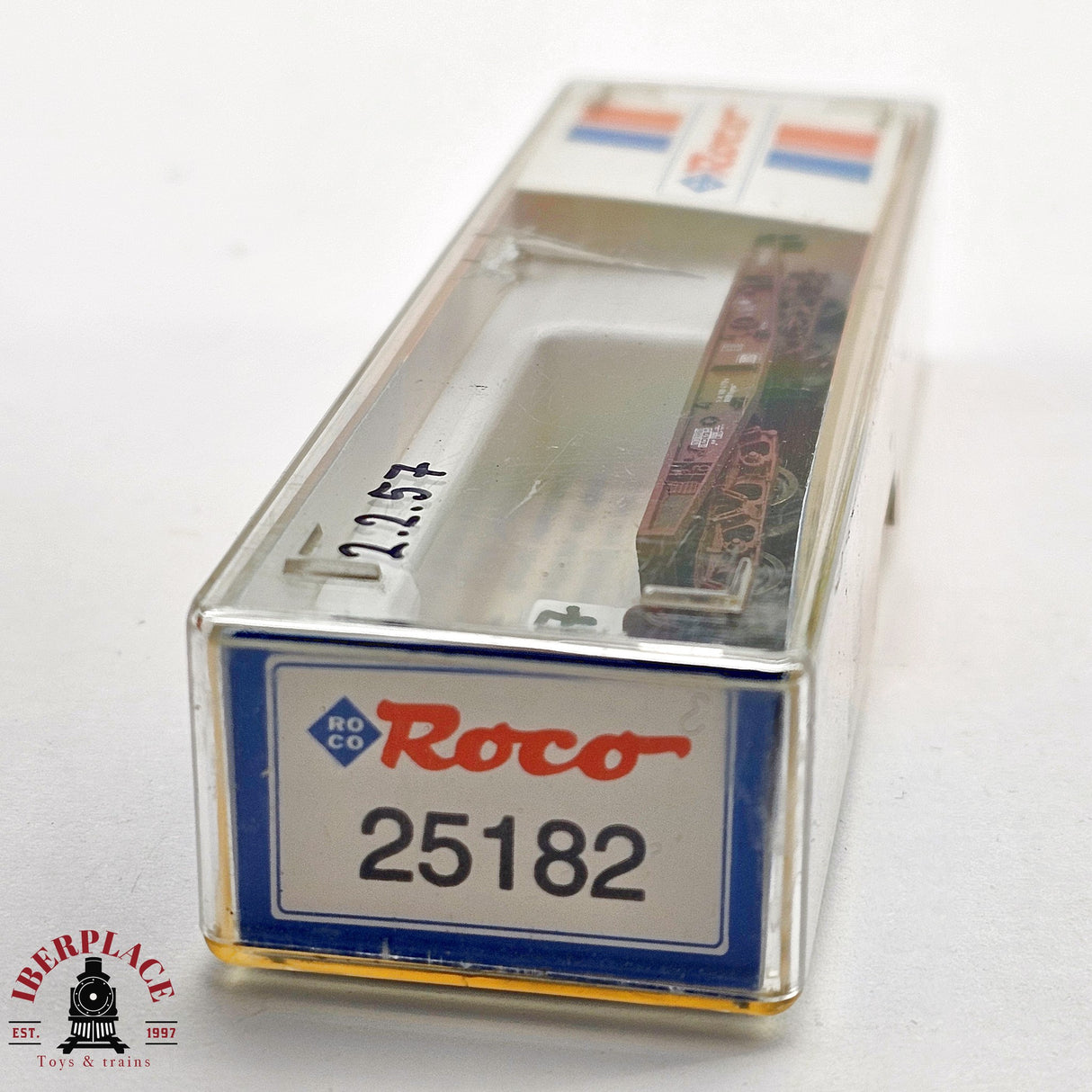 ♻️ 2da mano - Roco 25182 vagón plataforma DB N escala 1:160 E13