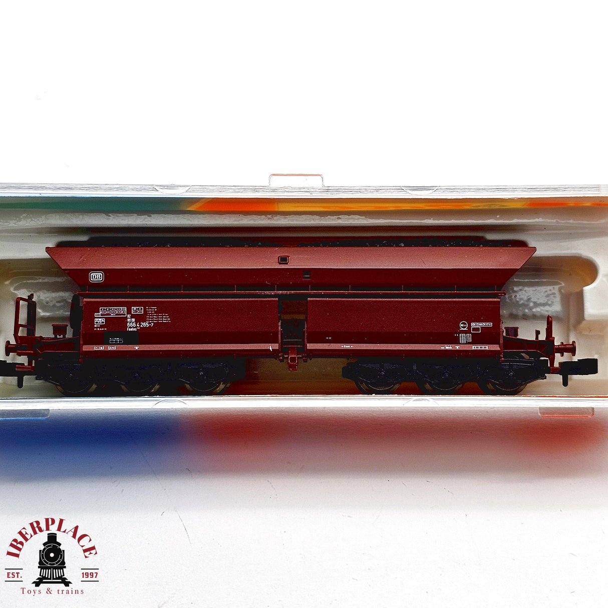 ♻️ 2da mano - Roco 25117 vagón Tolva con carbón DB N escala 1:160 E13