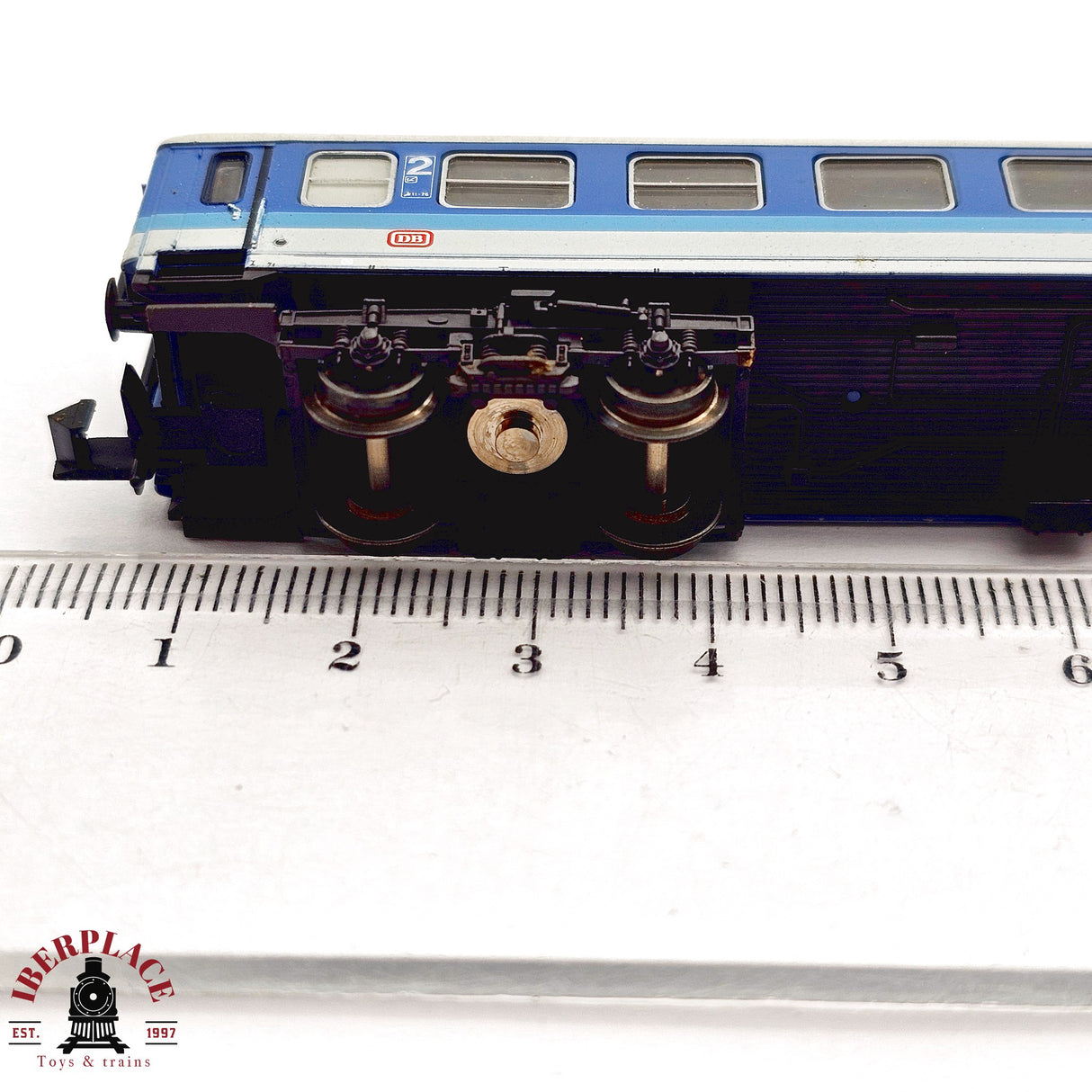 ♻️ 2da mano - Minitrix 13351 vagón pasajeros DB clase 2 N escala 1:160 E13
