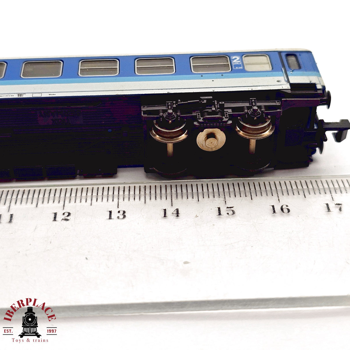 ♻️ 2da mano - Minitrix 13351 vagón pasajeros DB clase 2 N escala 1:160 E13