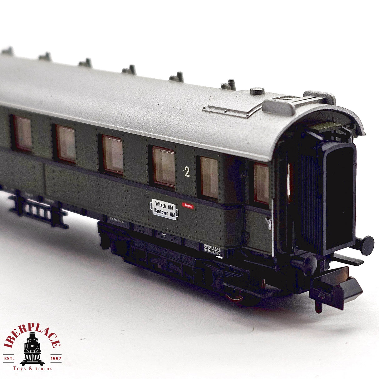 ♻️ 2da mano - Minitrix 13307 vagón pasajeros DB clase 2 N escala 1:160 E13