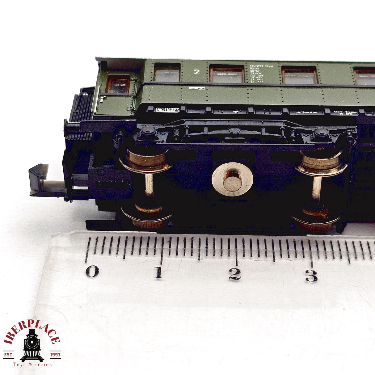 ♻️ 2da mano - Minitrix 13307 vagón pasajeros DB clase 2 N escala 1:160 E13