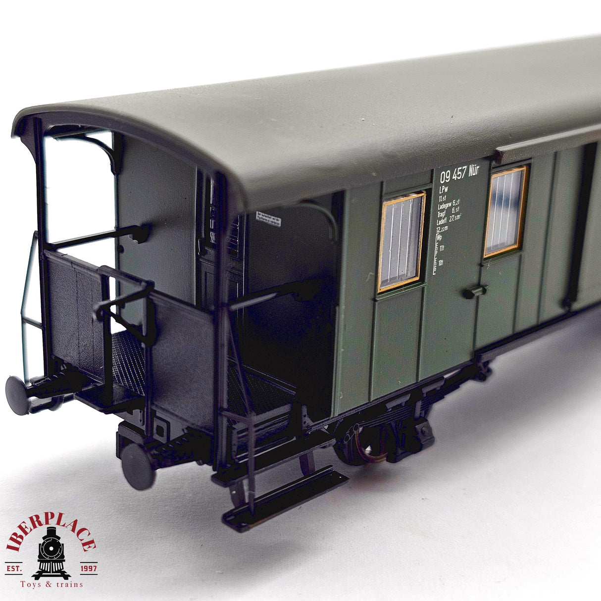 ♻️ 2da mano - DC Roco vagón equipajes 9 457 H0 escala 1:87 E13