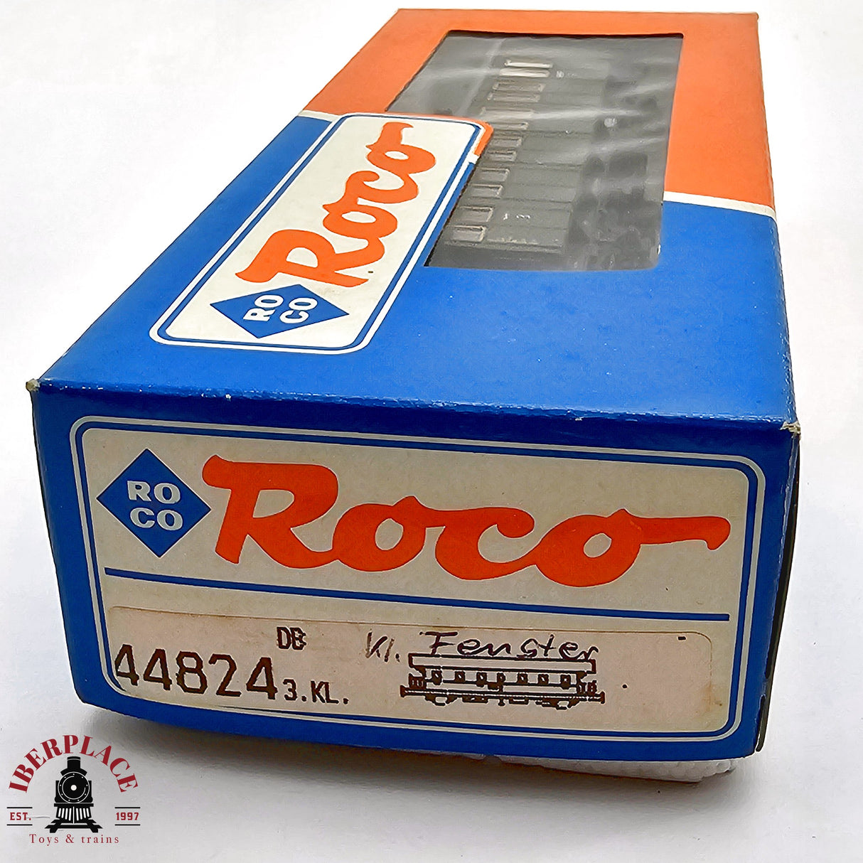 ♻️ 2da mano - DC Roco 44824 vagón pasajeros clase 3 H0 escala 1:87 E13
