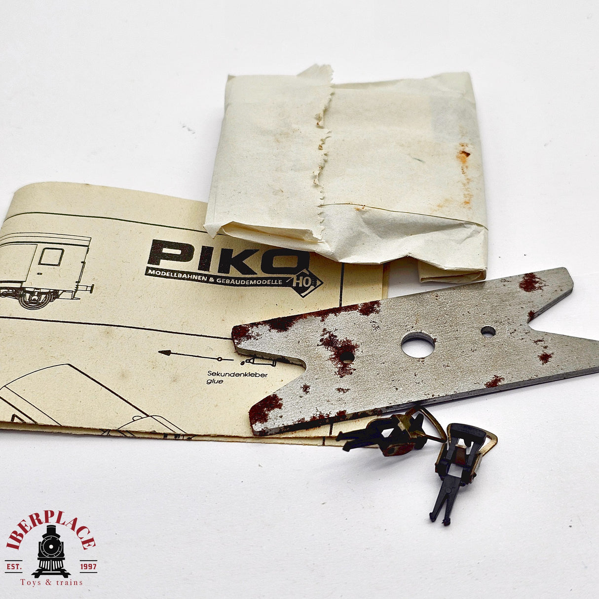 ♻️ 2da mano - DC PIKO 53035 vagón mercancía DR Ep III H0 escala 1:87 E13