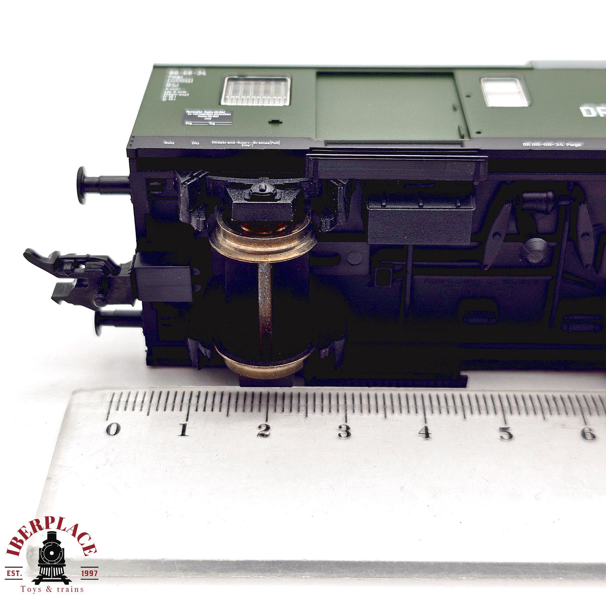 ♻️ 2da mano - DC PIKO 53035 vagón mercancía DR Ep III H0 escala 1:87 E13