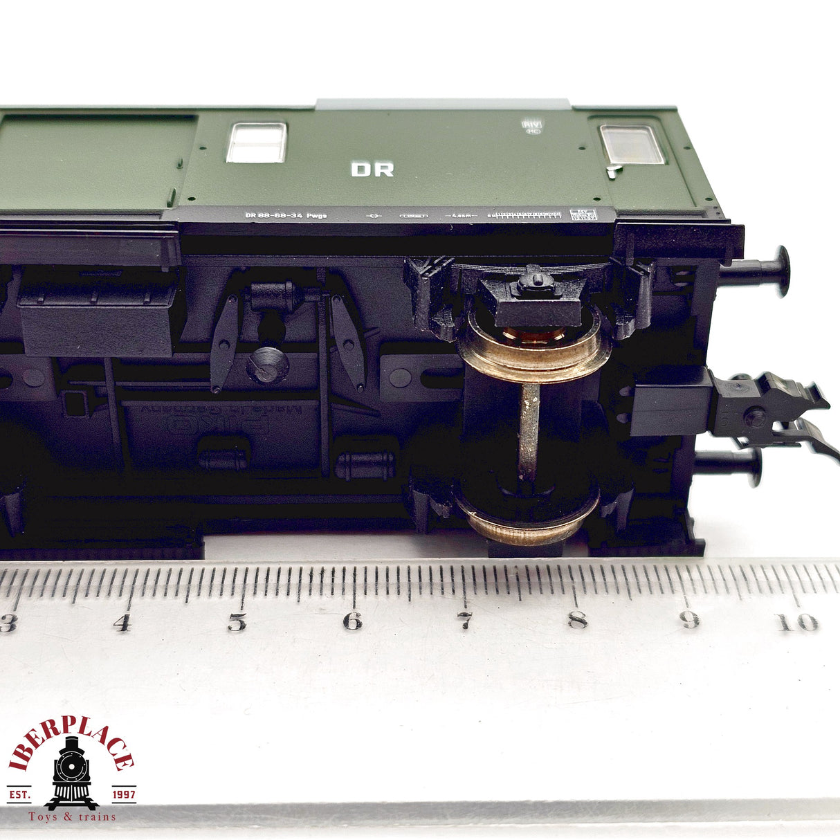 ♻️ 2da mano - DC PIKO 53035 vagón mercancía DR Ep III H0 escala 1:87 E13