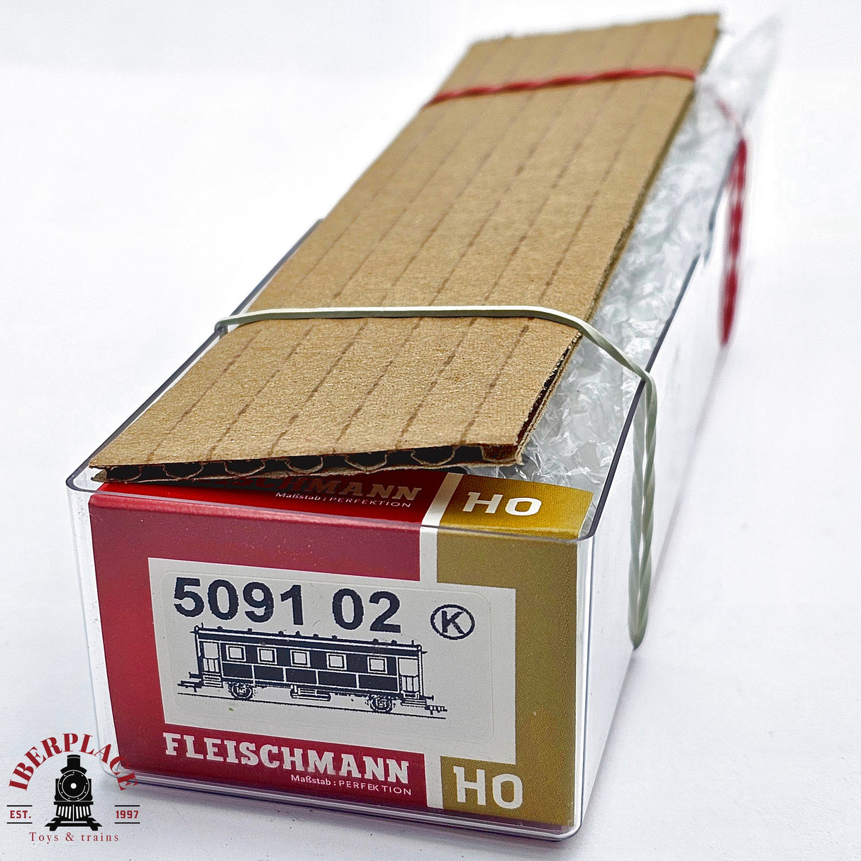 ♻️ 2da mano - DC Fleischmann 5091 02K vagón pasajeros DB clase 2-3 H0 escala 1:87 E13