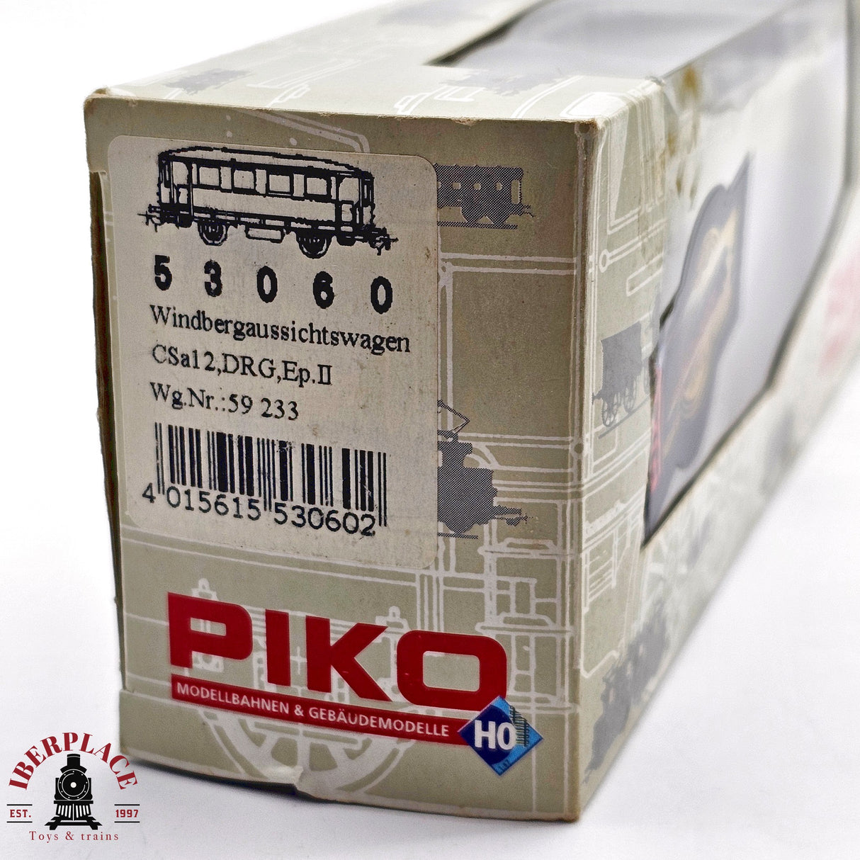 ♻️ 2da mano - DC PIKO 53060 vagón pasajeros DRG clase 3 H0 escala 1:87 E13