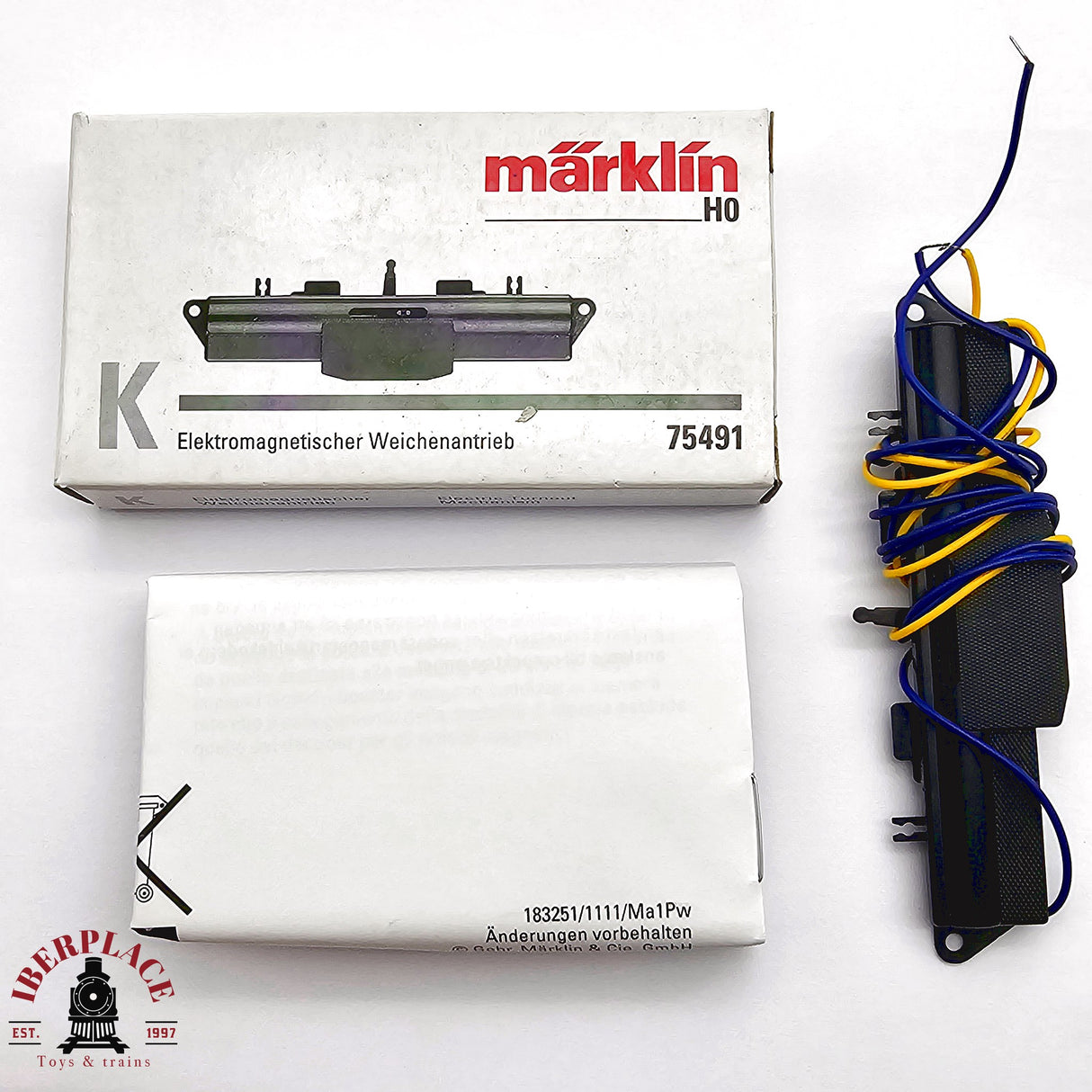 ♻️ 2da mano - Märklin 75491 Motor eléctrico para desvió sistema K H0 escala 1:87 E13 1/5
