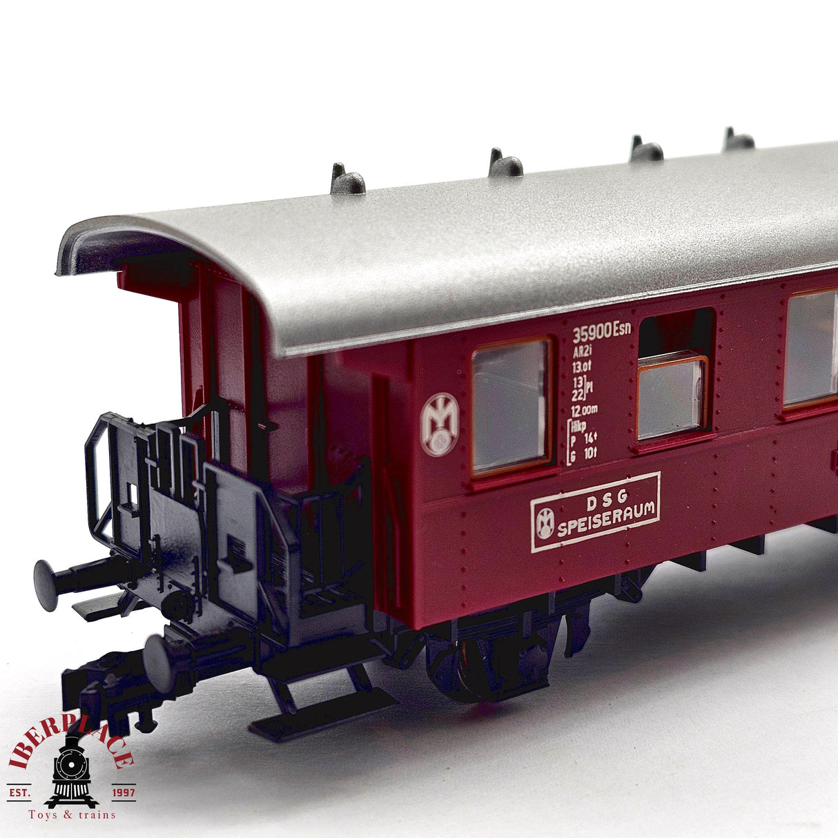 ♻️ 2da mano - DC Roco vagón pasajeros Speiseraum DSG clase 1 H0 escala 1:87 E13