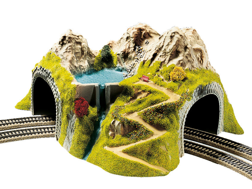 H0 1:87 escala Noch 05180 Tunel 2 carriles 43x41x23cm modelismo maqueta