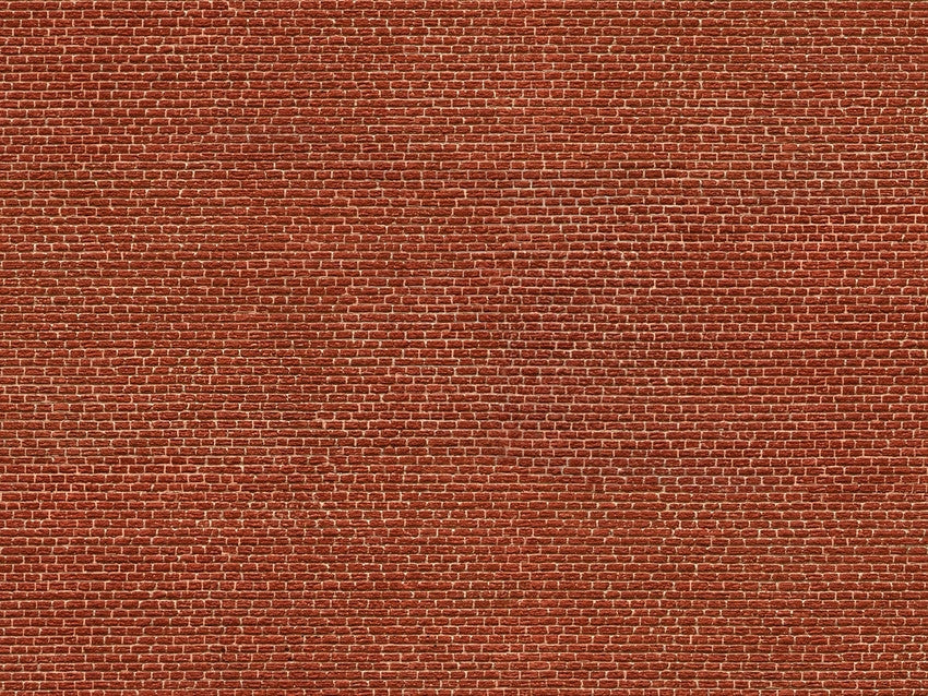 Noch 56610 3D Lámina Ladrillo vista 250x125x0,5mm rojo escala H0 1:87