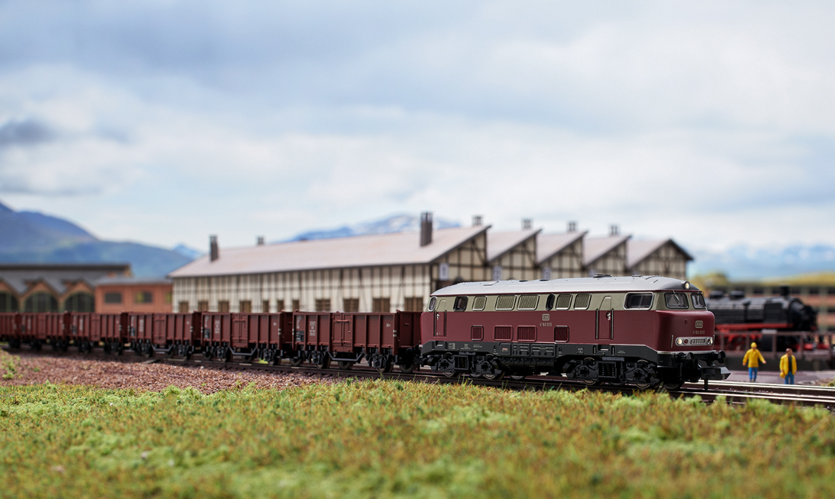 Minitrix 16162 Locomotora diésel de la serie V160 N escala 1:160