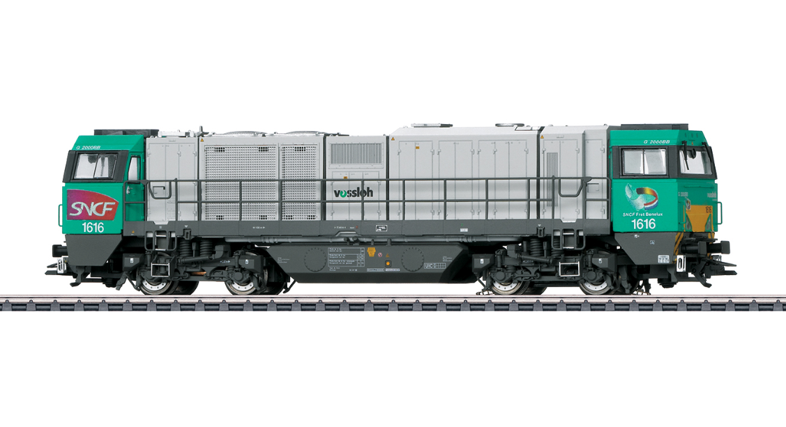 H0 1:87 Märklin 37209 Digital Locomotora diésel Vossloh G 2000 BB SNCF