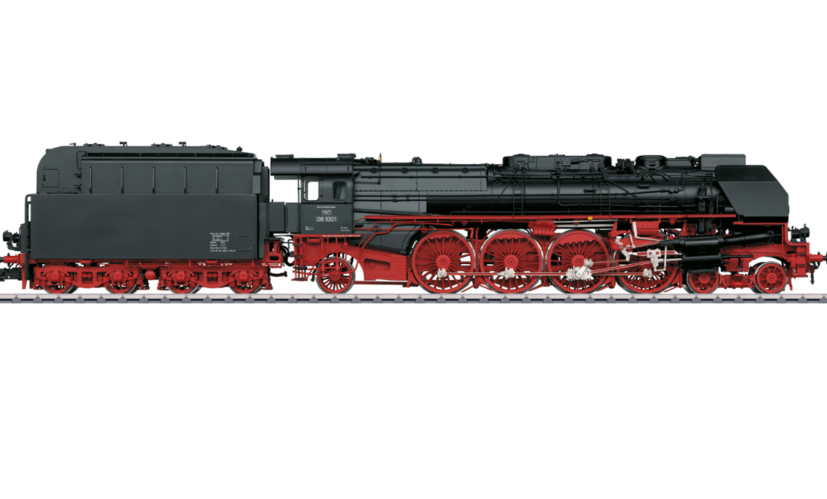 1:32 escala 1 Märklin 55081 Locomotora de vapor de la serie 08 DR