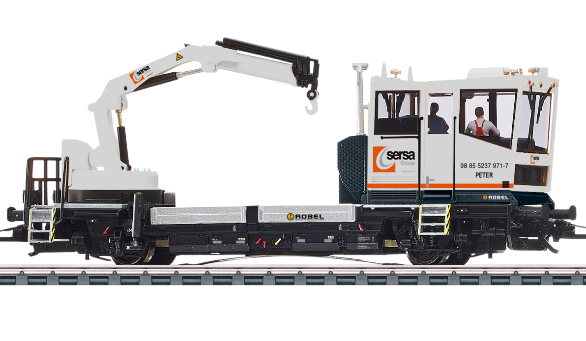 H0 1:87 escala Märklin 39545 vagón mercancías motorizado ROBEL de la clase 54.22 para la empresa de trazado Sersa, Inc. de Suiza