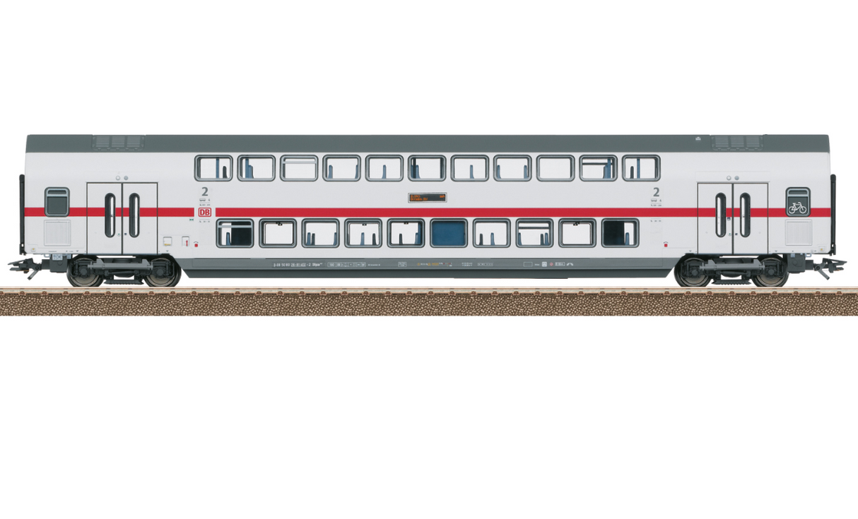 Trix 23254 Coche intermedio binivel, 2ª clase 682.2 DB H0 escala 1:87