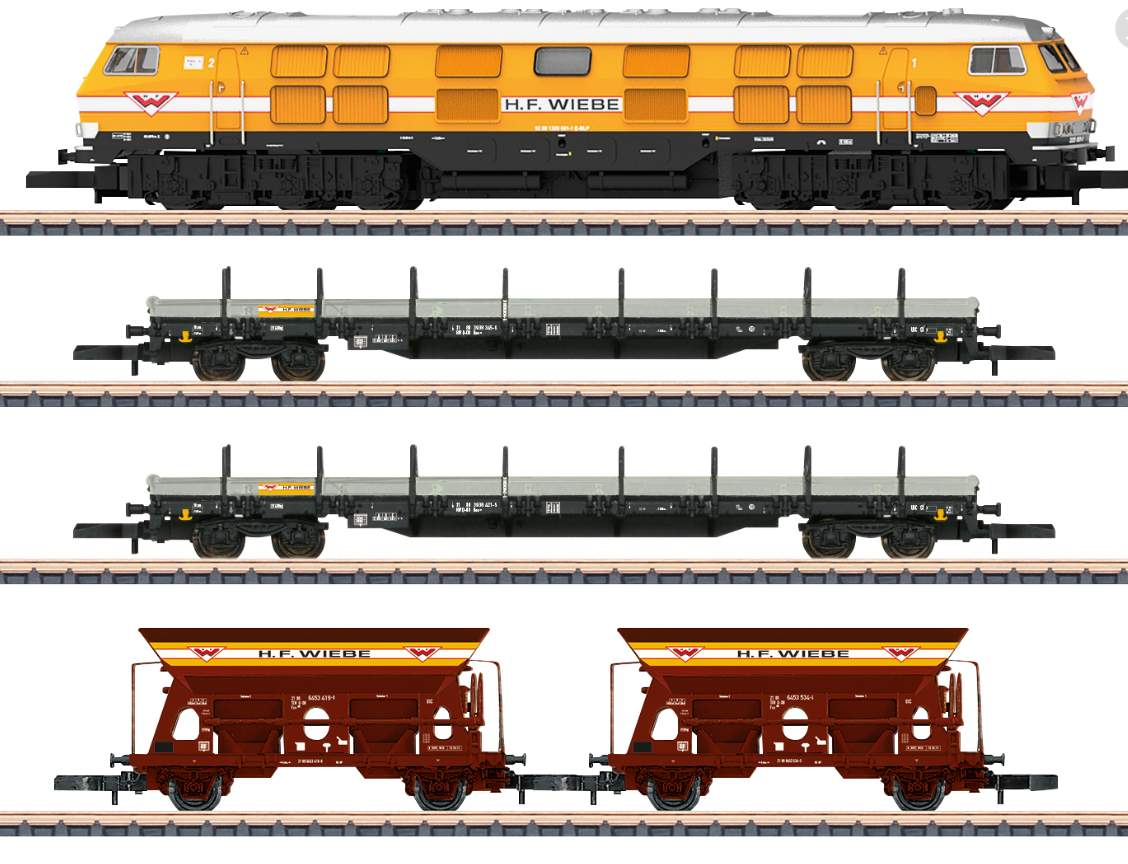 Z 1:220 Märklin 81320 Juego de trenes "Wiebe" con número de vía V 320 001-1