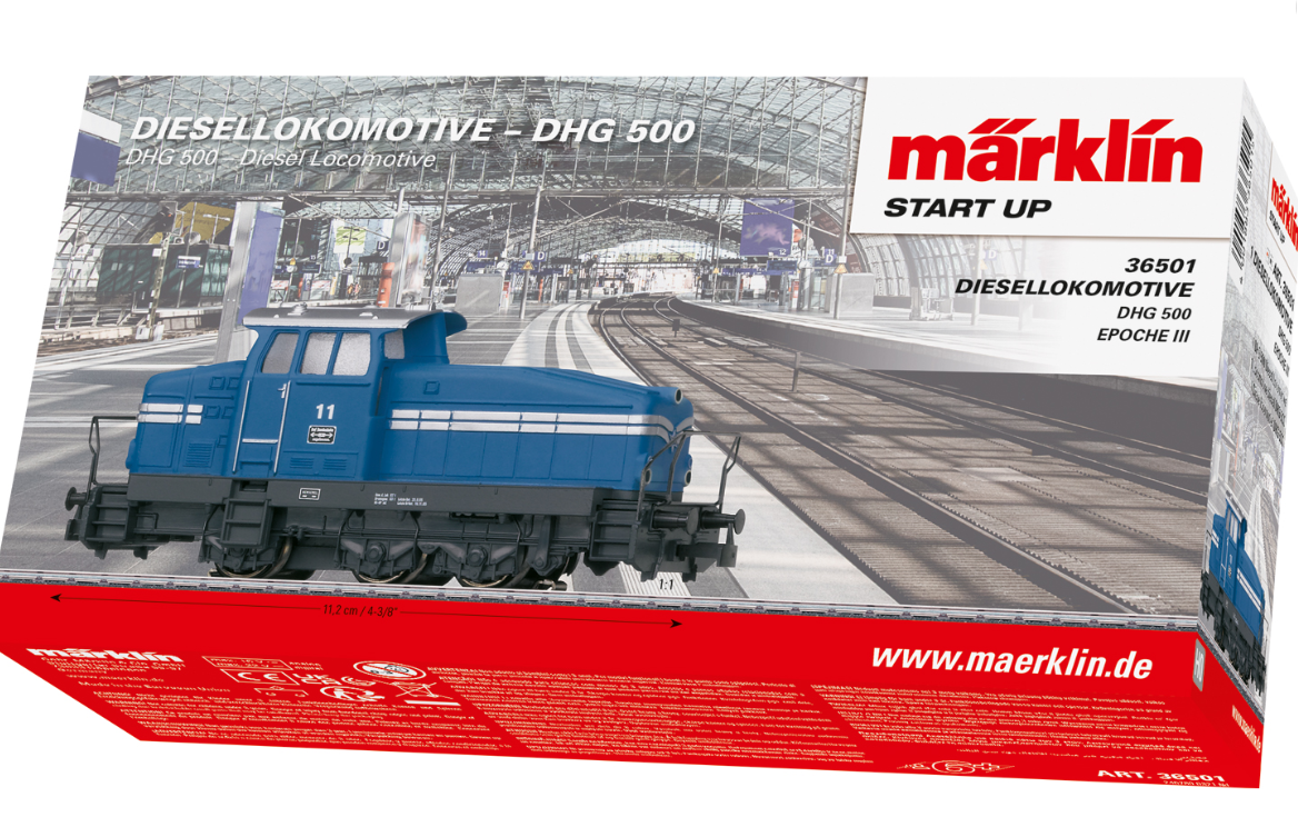 H0 1:87 Märklin 36501 Start up Digital Locomotora diésel DHG 500