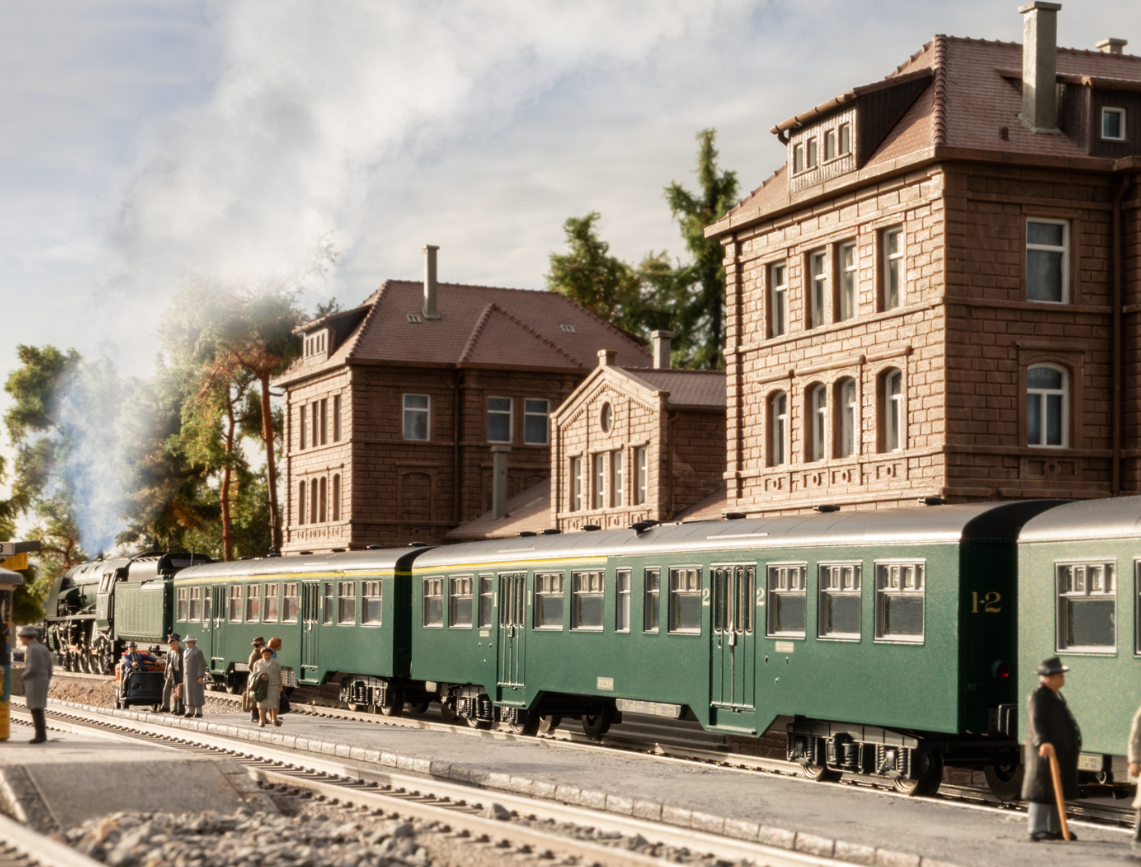 Trix 23222 Set de coches de viajeros M2 SNCB/NMBS H0 escala 1:87