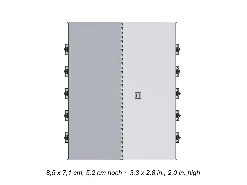 Noch 63405 Casa de huéspedes Edelweiss 8.5 x 7.1 cm 5.2 cm N escala 1:160