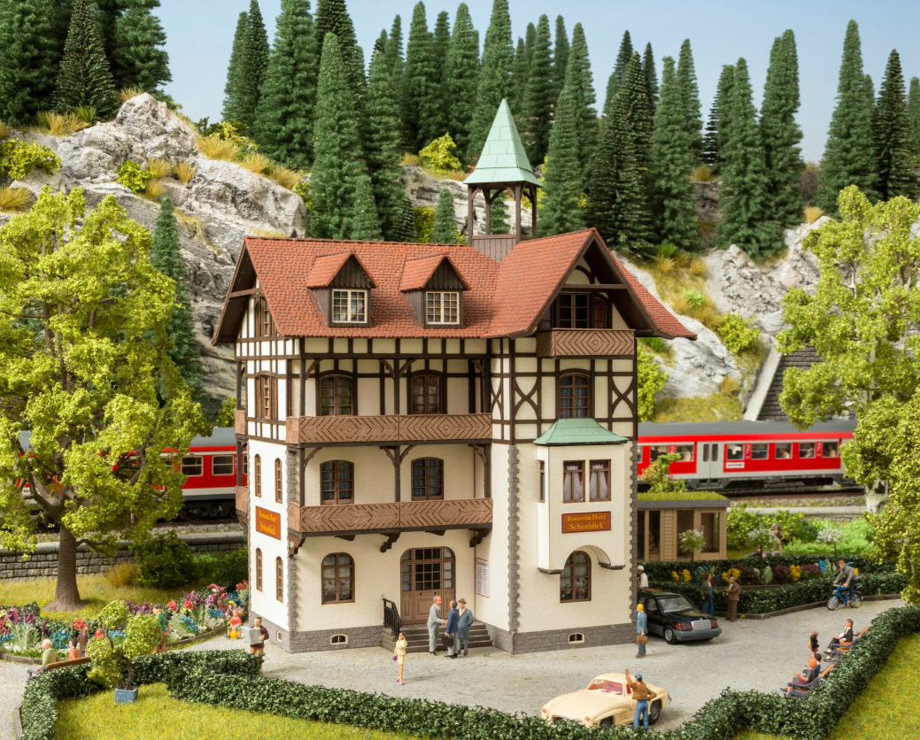 Noch 63407 Hotel romántico Schönblick 8.8 x 8.8 cm, 12 cm N escala 1:160