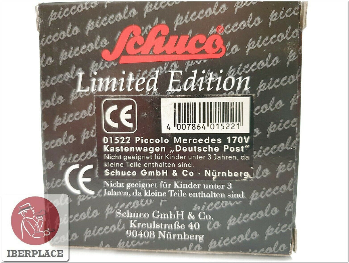 Schuco piccolo 1:90 escala coches Autos de modelo modelcars Mercedes 170V Post