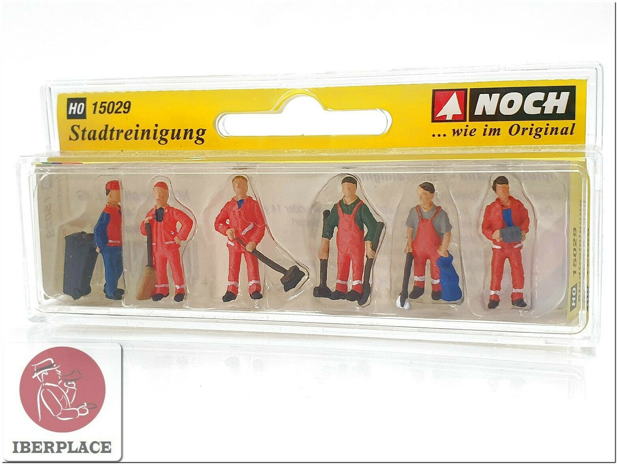 H0 escala 1:87 ho figuras modelismo Noch 15029 Limpieza urbana