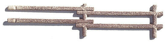 H0 1:87 escala Noch 13010 Valla de troncos Vallado Field Fence 18 piezas 100cm