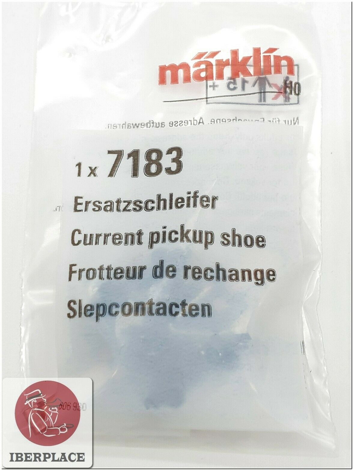 Märklin 7183 H0 escala 1:87 AC trenes Patín de contacto Current pickup shoe