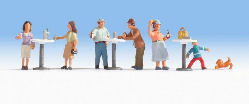 H0 escala 1:87 figuras modelismo Noch 15833 Cafeteria