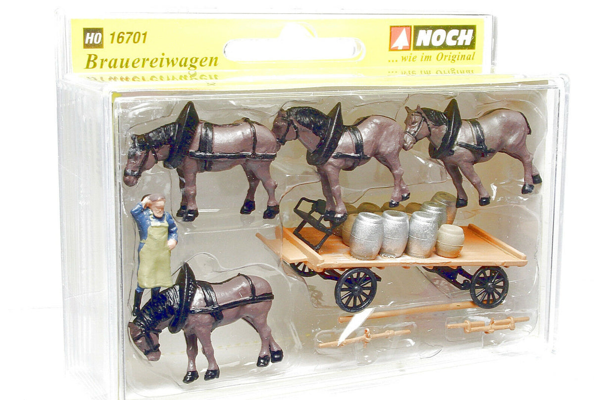 Noch H0 1:87 carruaje carros figuras modelismo ferroviario maqueta trenes escala