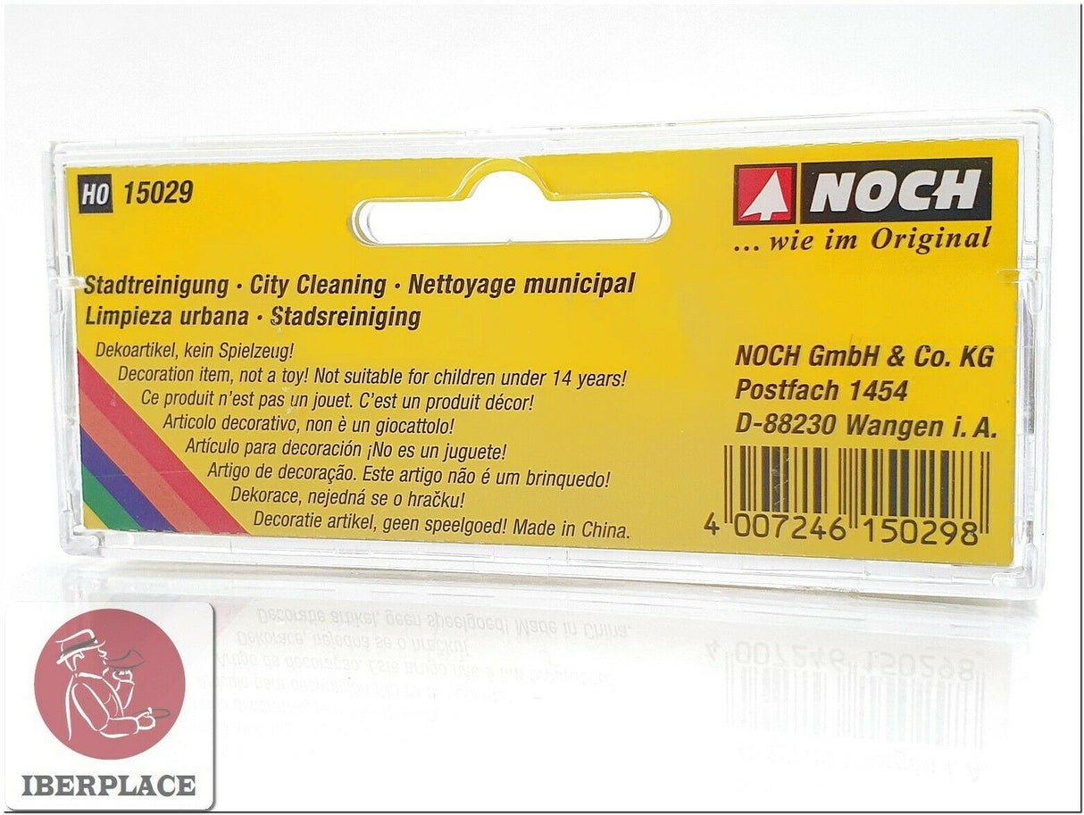 H0 escala 1:87 ho figuras modelismo Noch 15029 Limpieza urbana