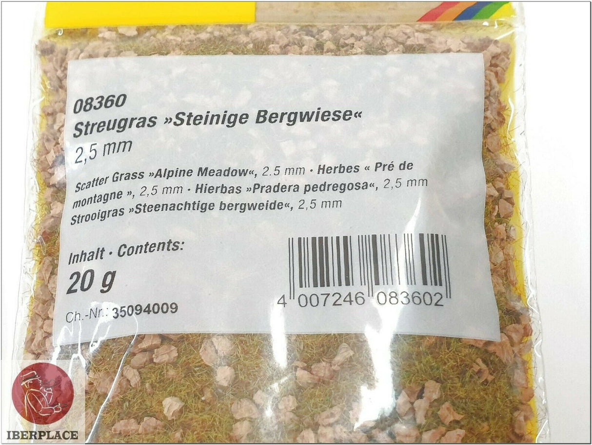 Noch Set hierbas cesped scatter grass modelismo diorama landscaping scenery 3x