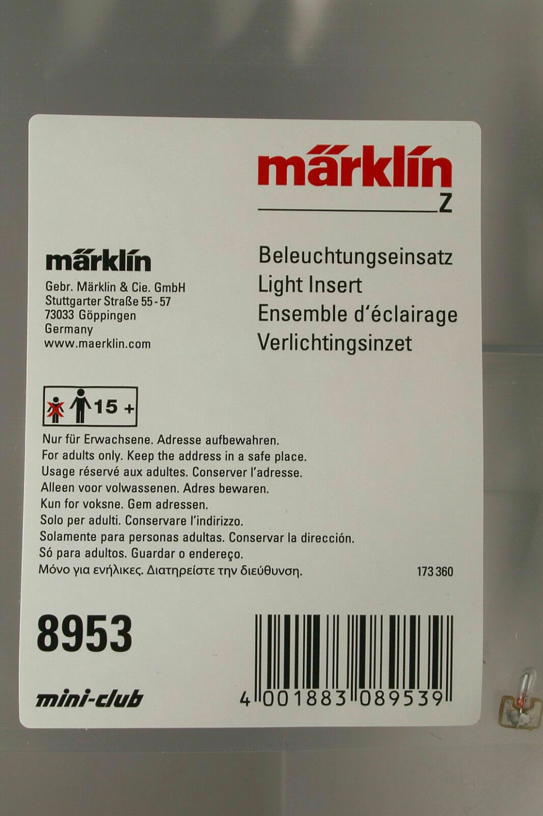 Z 1:220 escala Märklin mini-club locomotives cepillos Brushes recambios repuesto