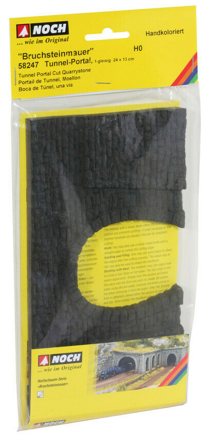 Noch 58247 portal túnel una via 23x12,5cm H0 escala 1:87 ho 00