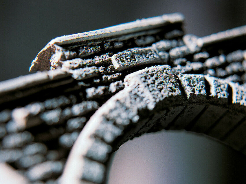 H0 escala 1:87 figuras modelismo maqueta Noch 58051 túnel una via 13,5x12,5cm