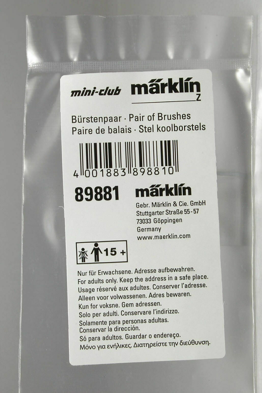 Z 1:220 escala Märklin mini-club locomotives cepillos Brushes recambios repuesto