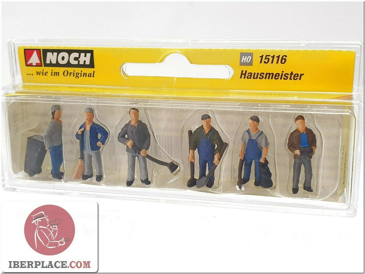 H0 escala 1:87 ho figuras modelismo Noch 15116 Conserje