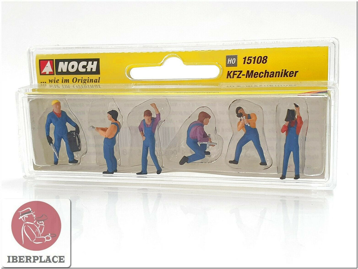 H0 escala 1:87 ho figuras modelismo Noch 15108 Mecanicos